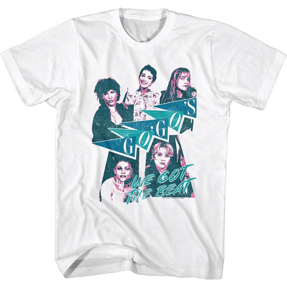 The Gogos - We Got The Beat - Short Sleeve - Adult - T-Shirt - clothing by TeeHivey.com