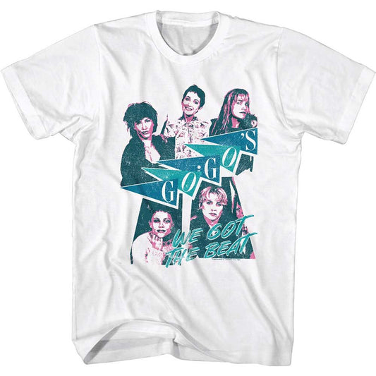 The Gogos - We Got The Beat - Short Sleeve - Adult - T-Shirt - clothing by TeeHivey.com