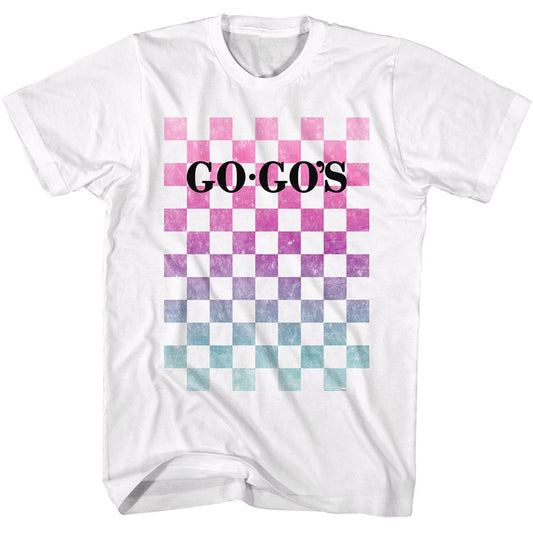 The Gogos - Checkered - Short Sleeve - Adult - T-Shirt - clothing by TeeHivey.com