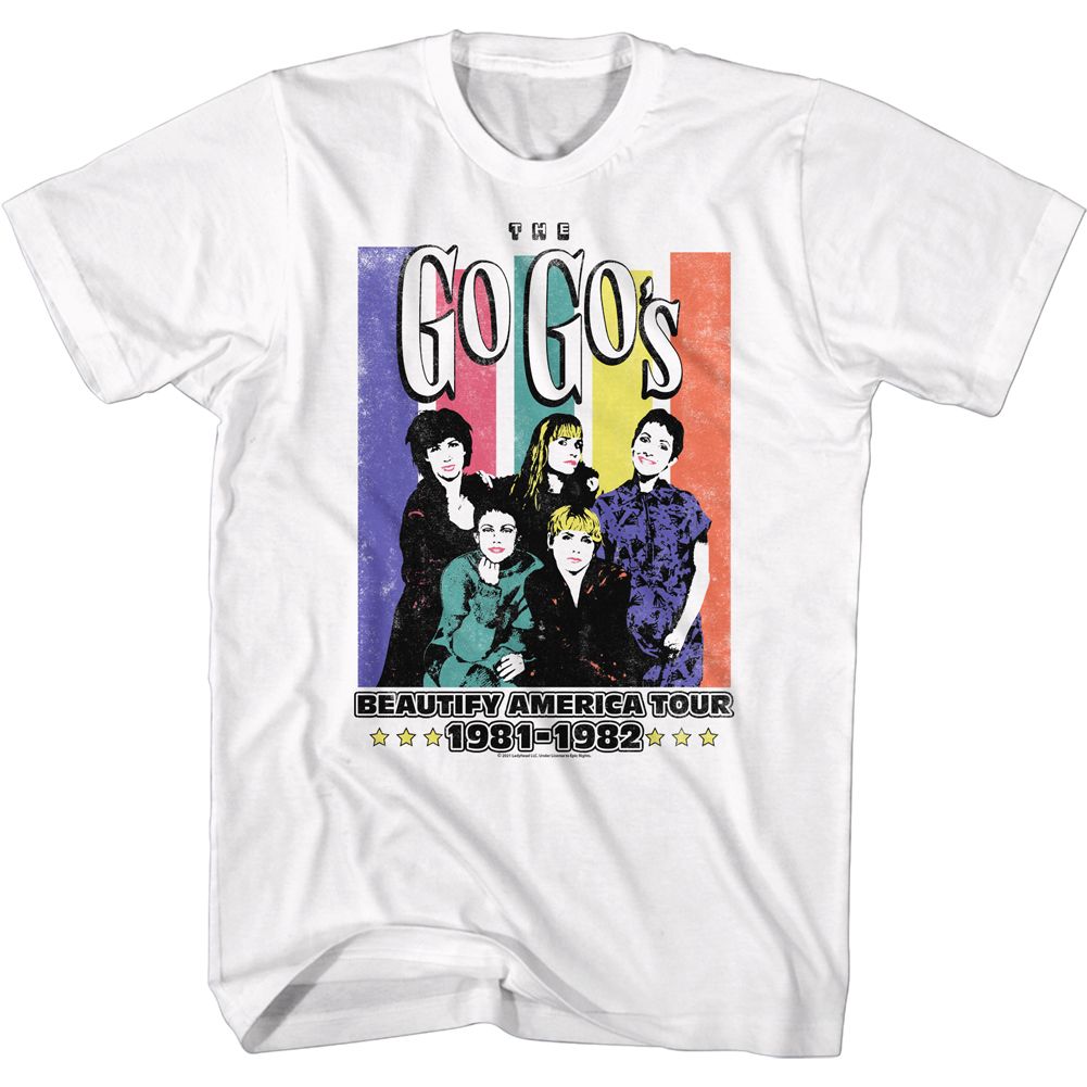 The Gogos - Beauty America - Short Sleeve - Adult - T-Shirt - clothing by TeeHivey.com