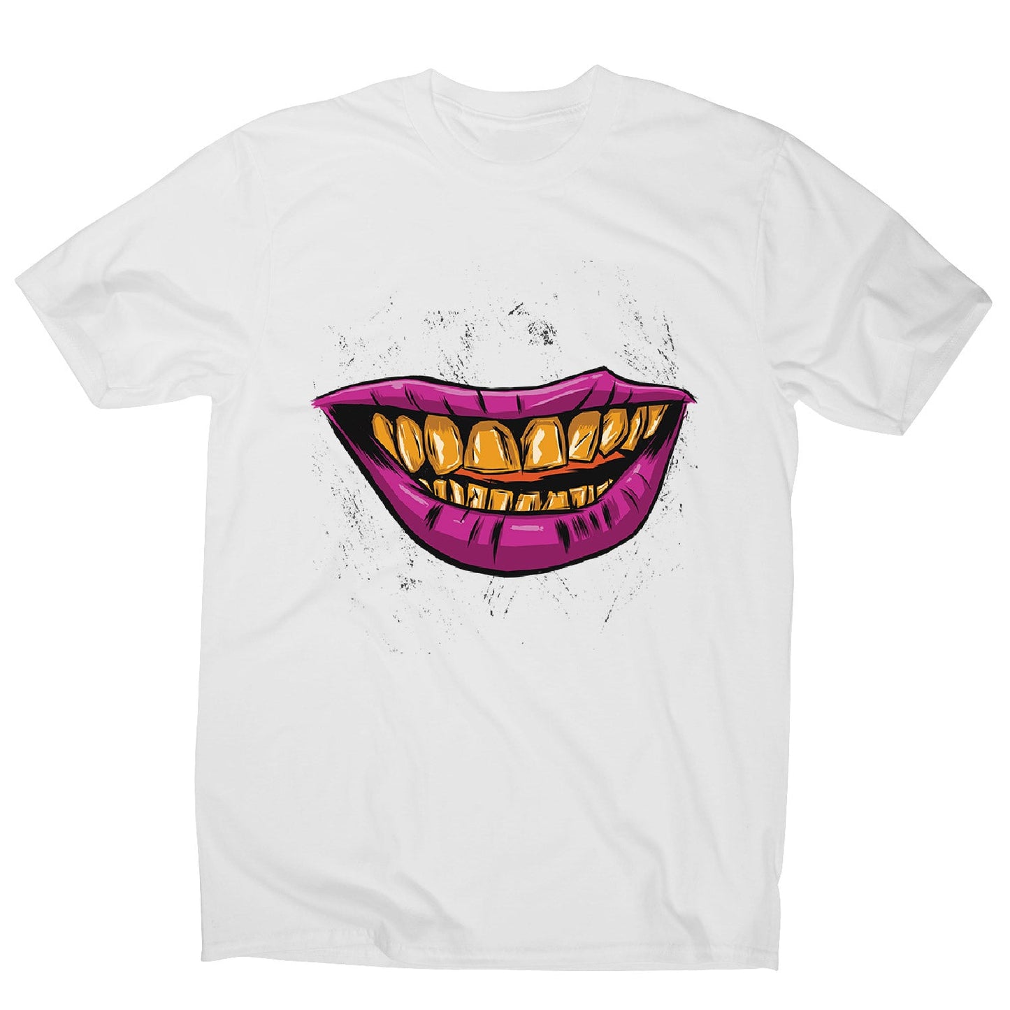 Golden smile - men's funny illustrations t-shirt