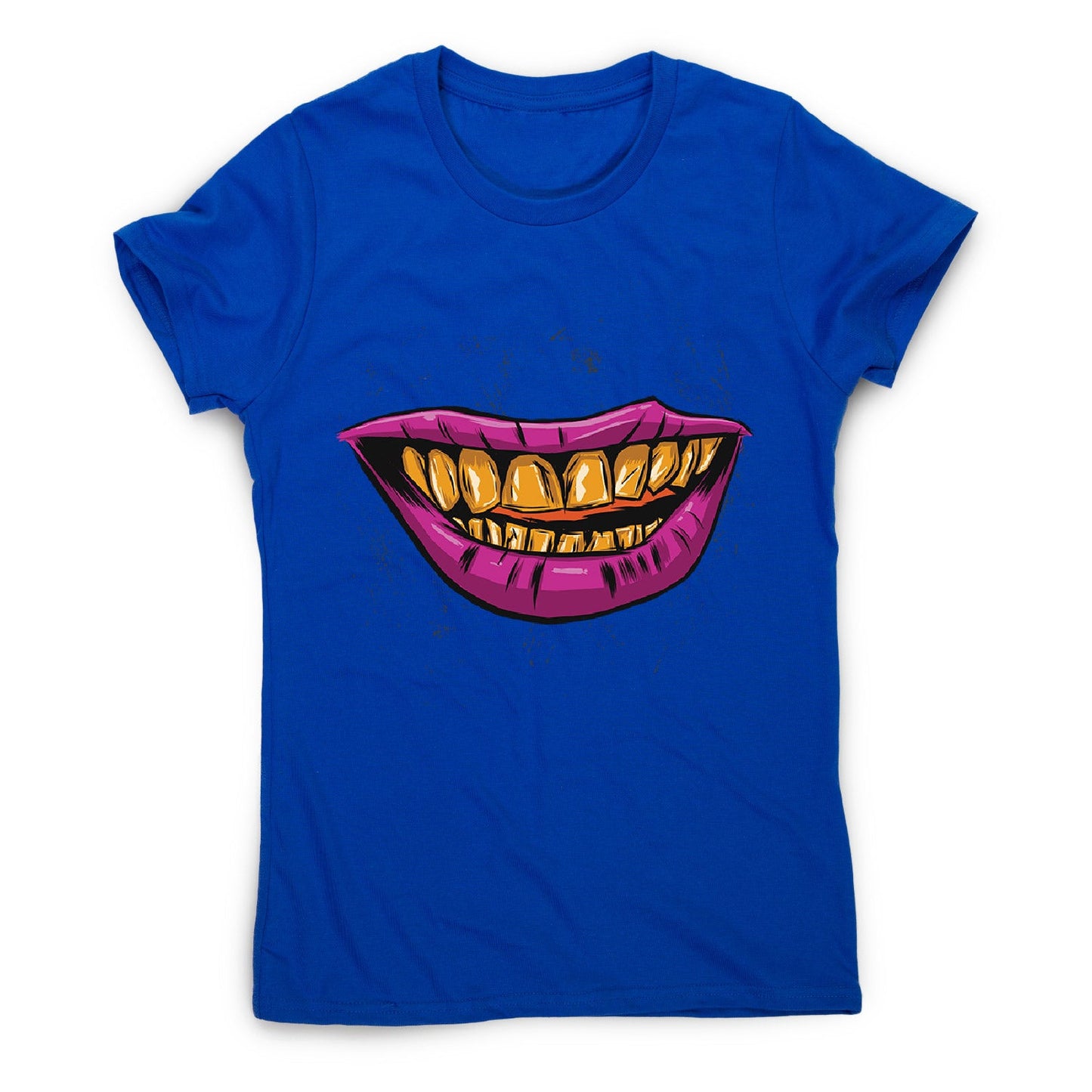 Golden smile - women's funny illustrations t-shirt