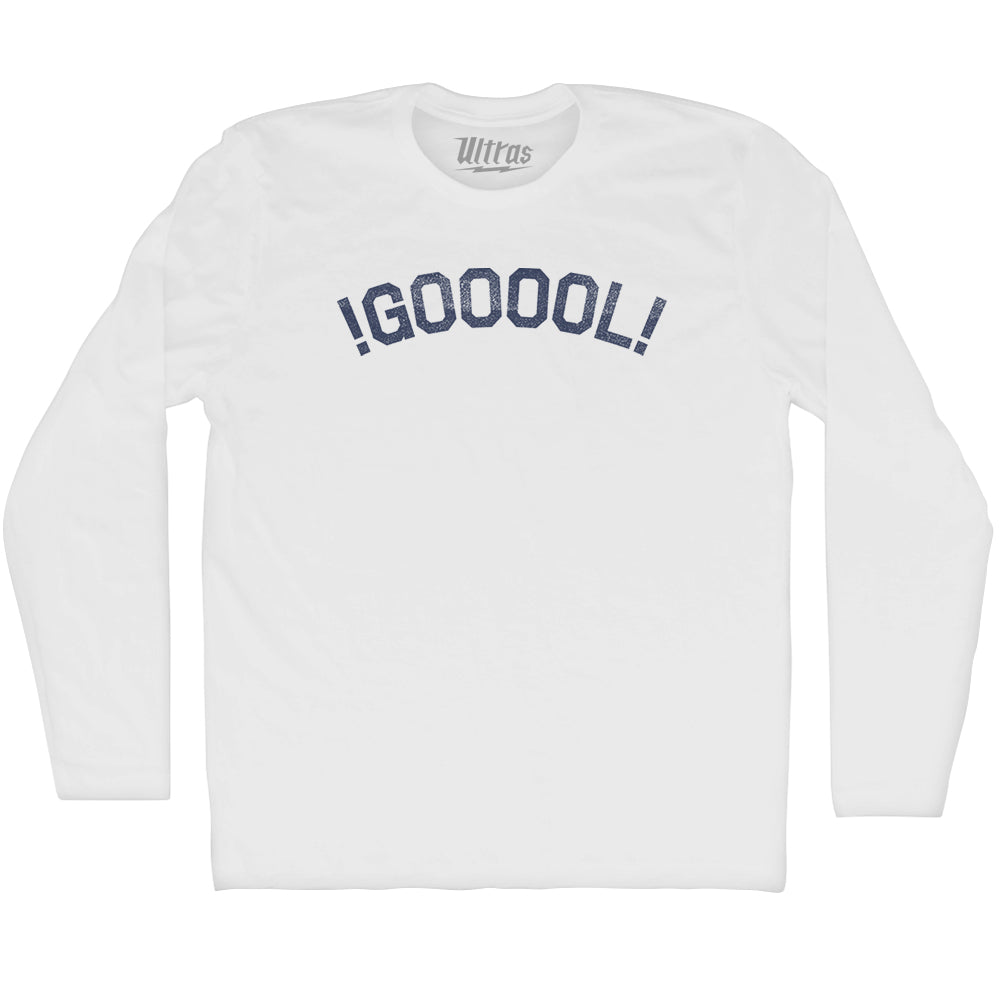 !GOOOOL! Soccer Celebration Adult Cotton Long Sleeve T-shirt
