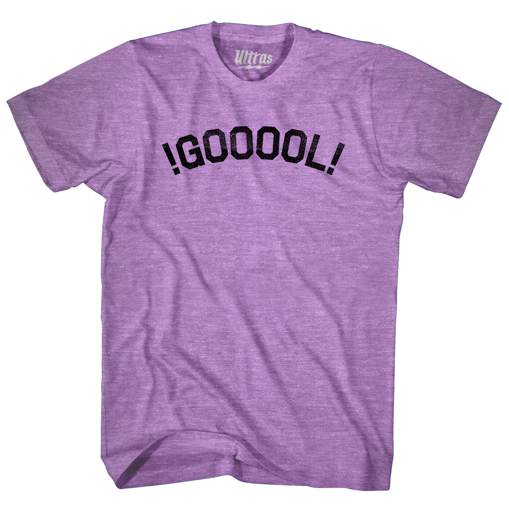 !GOOOOL! Soccer Adult Tri-Blend T-shirt Style006