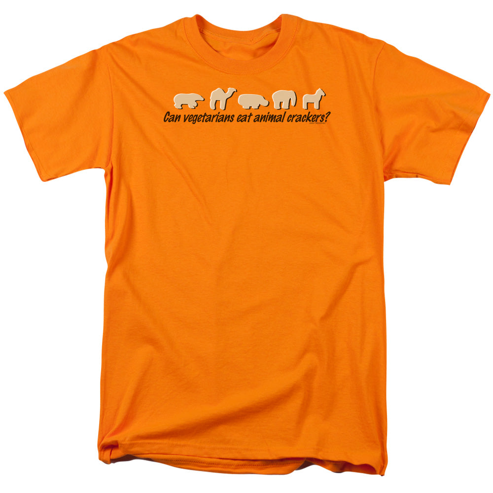 Animal Crackers Mens T Shirt Orange - clothing by TeeHivey.com