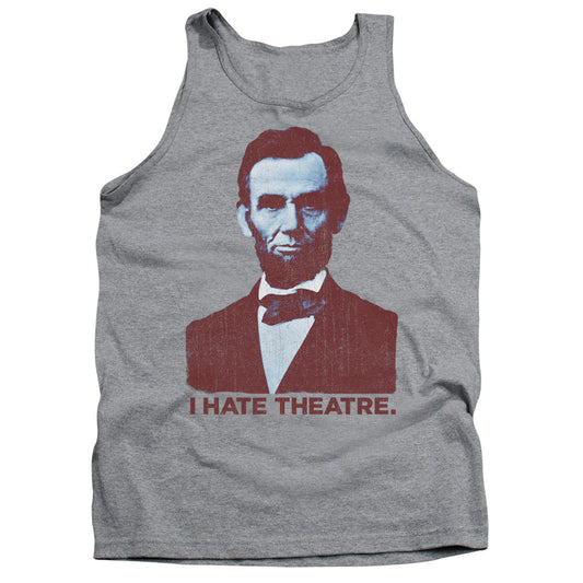 Abe Theatre Mens Tank Top Shirt Athletic Heather