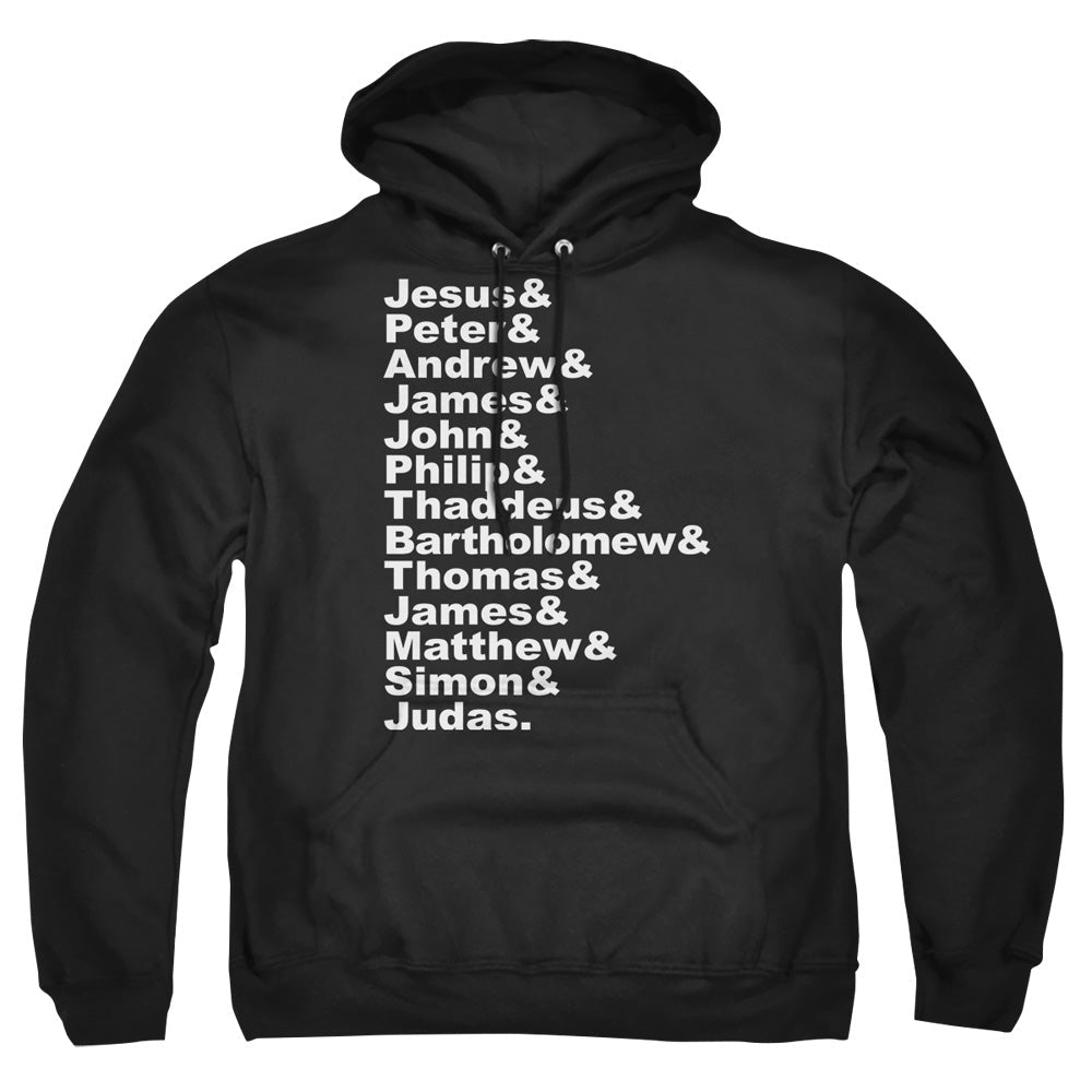 Apostle Ampersand Mens Hoodie Black - clothing by TeeHivey.com (Image 4)