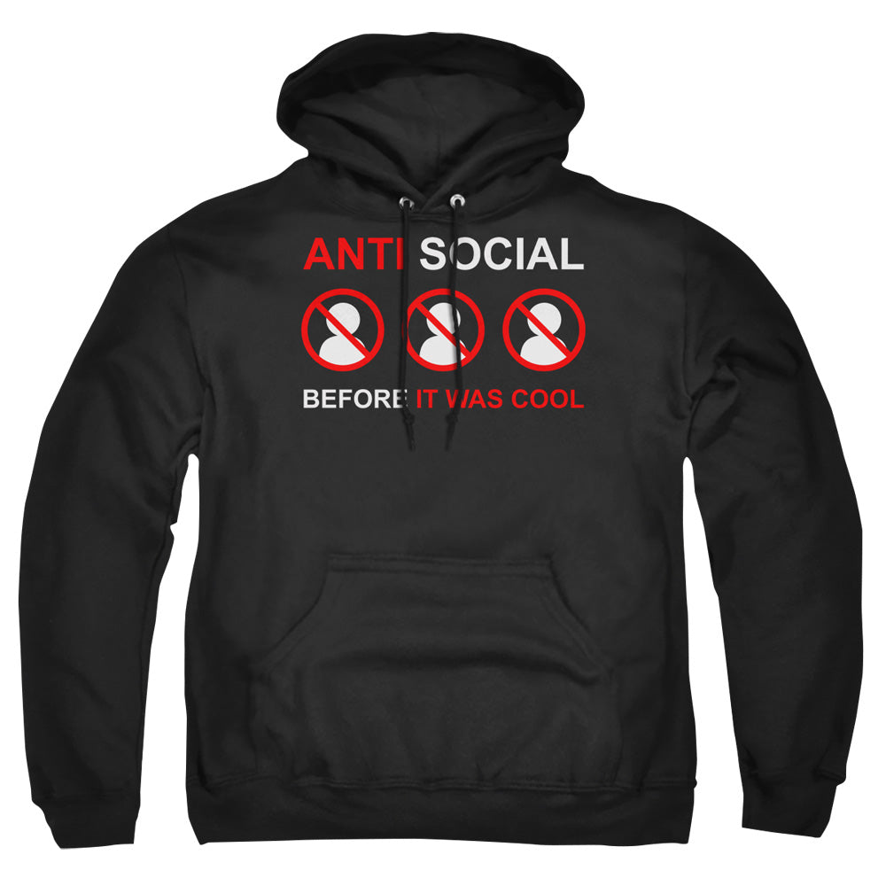 Anti Social Mens Hoodie Black - clothing by TeeHivey.com (Image 3)