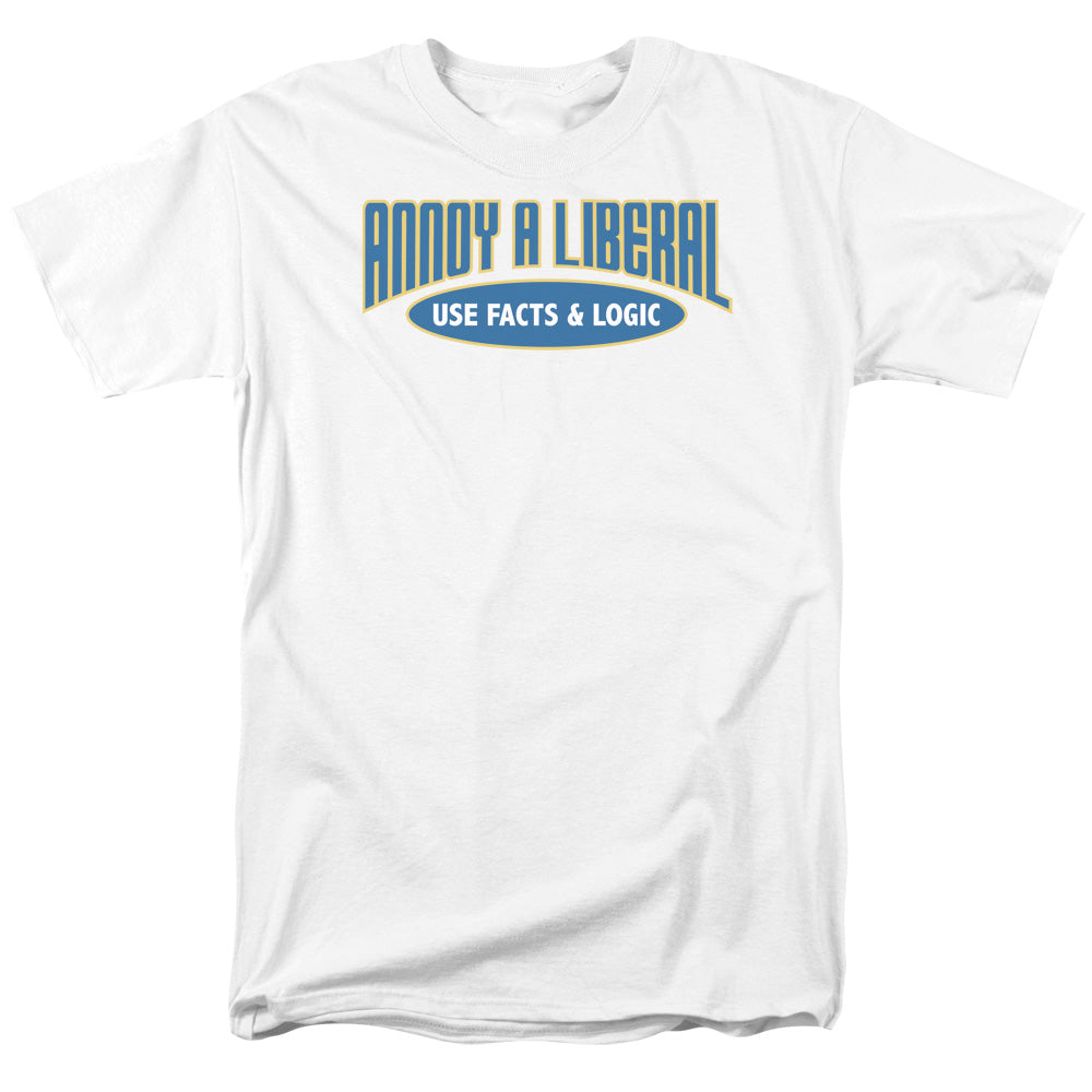 Annoy A Liberal Mens T Shirt White - clothing by TeeHivey.com