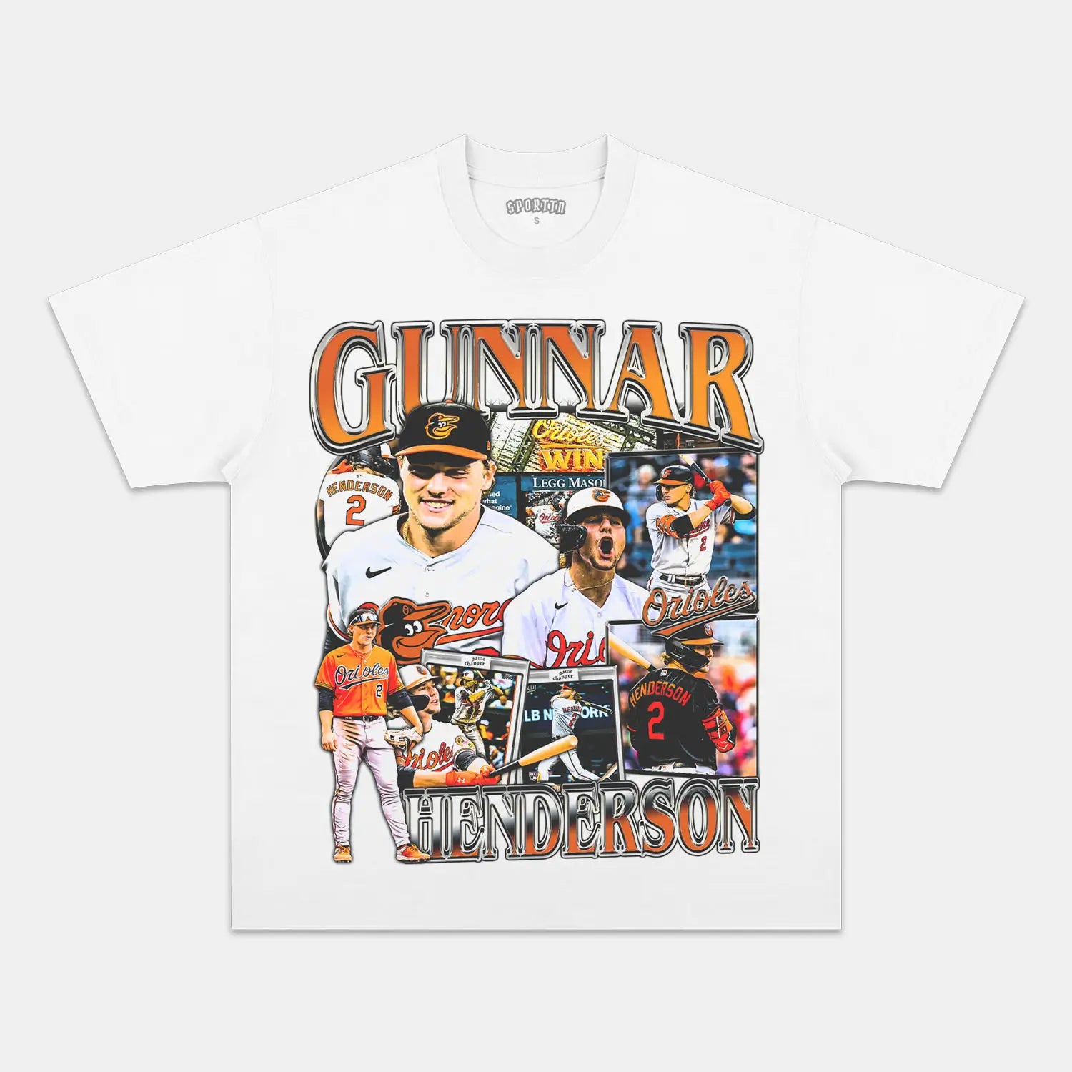 GUNNAR HENDERSON TEE Style002 - clothing by TeeHivey.com (Image 2)