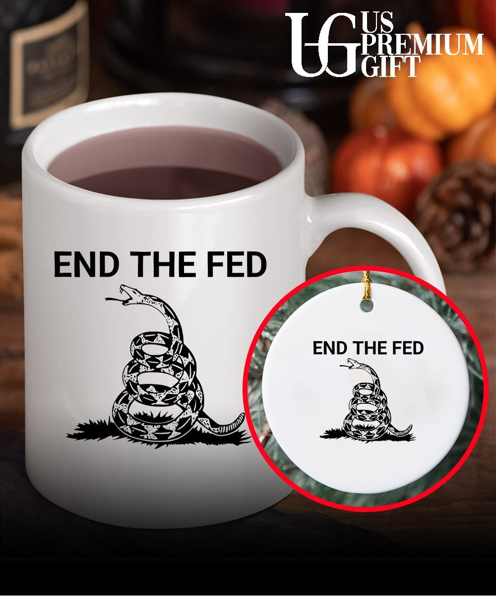 Gadsden Flag Snake End The Fed shirt