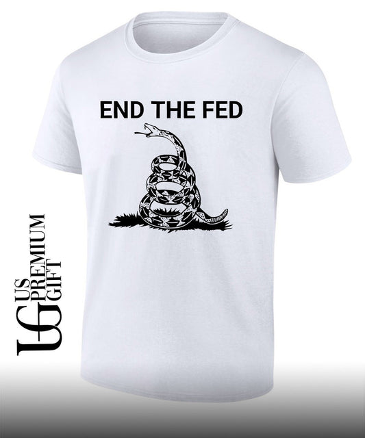 Gadsden Flag Snake End The Fed shirt