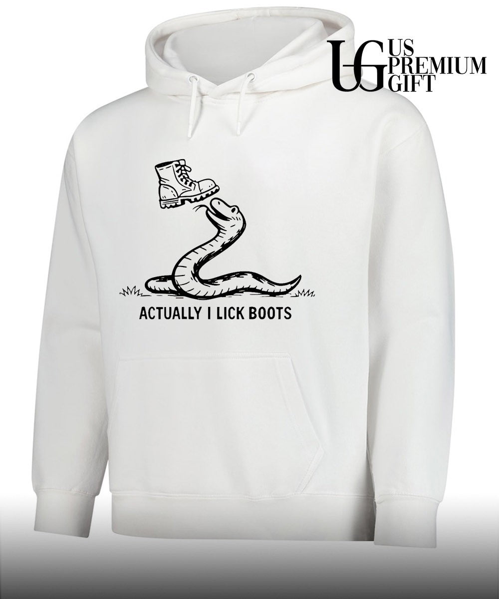 Gadsden Snake Boot Symbolism Actually I Lick Boots shirt
