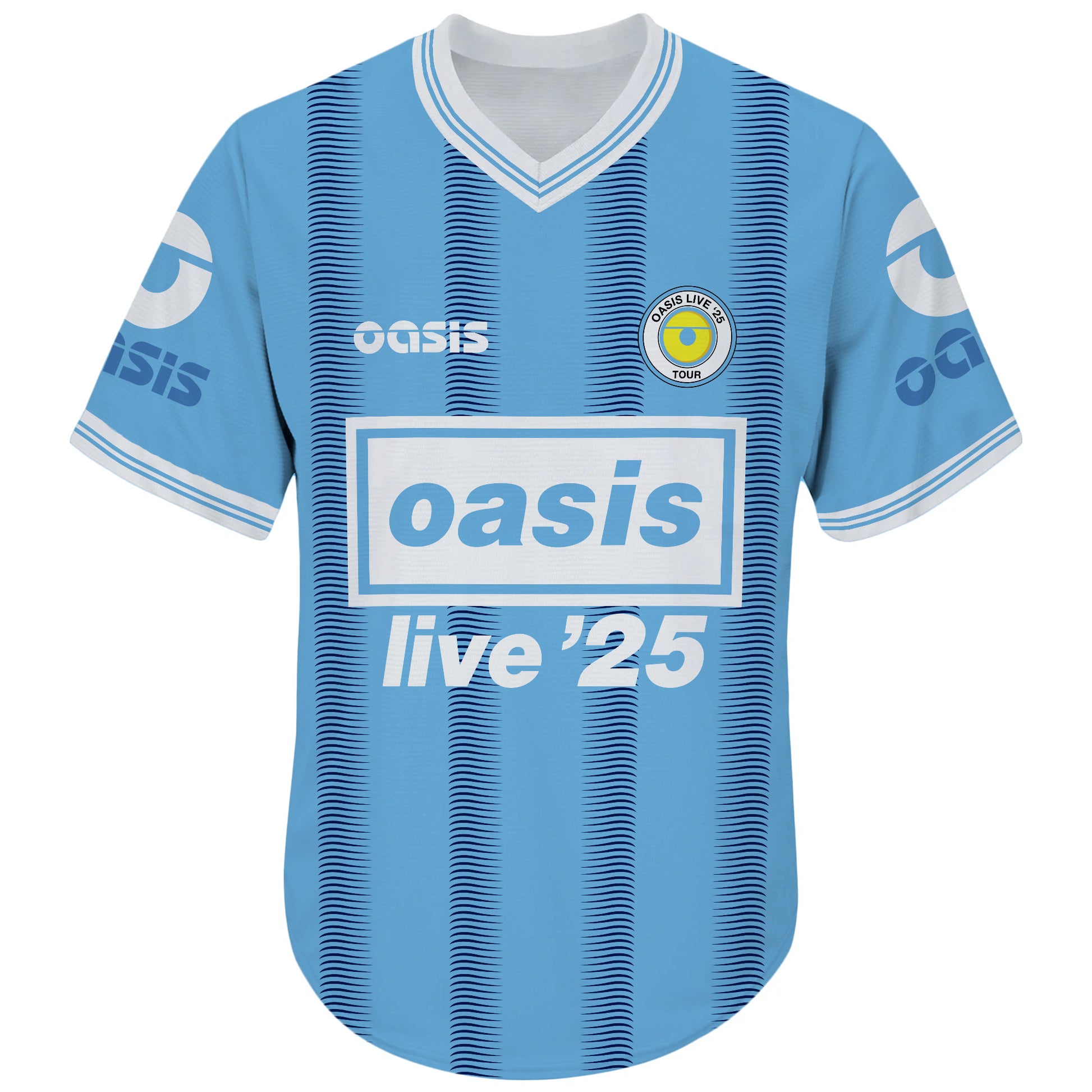 Gallagher Oasis Live 25 Men’s V-Neck Jersey