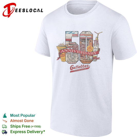 Gallettes Tuscaloosa 50th Anniversary House Rules I Got Yellow Hammered shirt