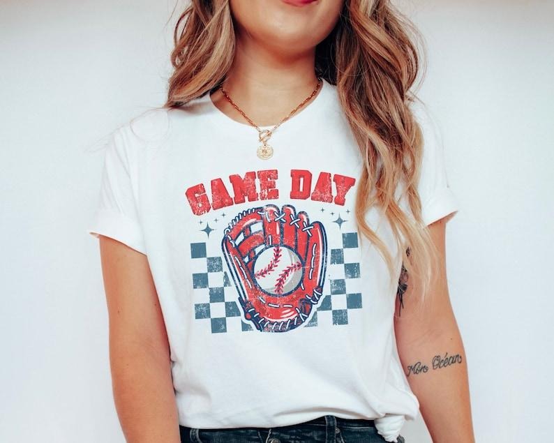 Gameday Baseball Tshirt, Baseball Season T-Shirt, Mom Shirt, Baseball Mama T-shirt, Game Day Shirt, Oversized Tee