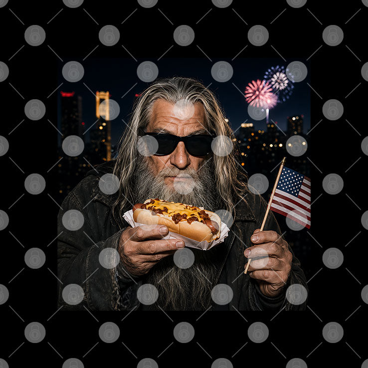 Gandalf Wizard Hot Dog 4th Of July T Shirt