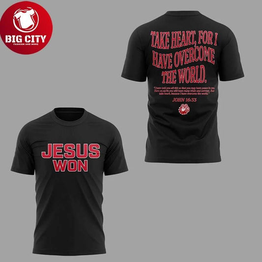 Gardner-Webb Baseball x Jesus Won Special Edition Two Sided Shirt