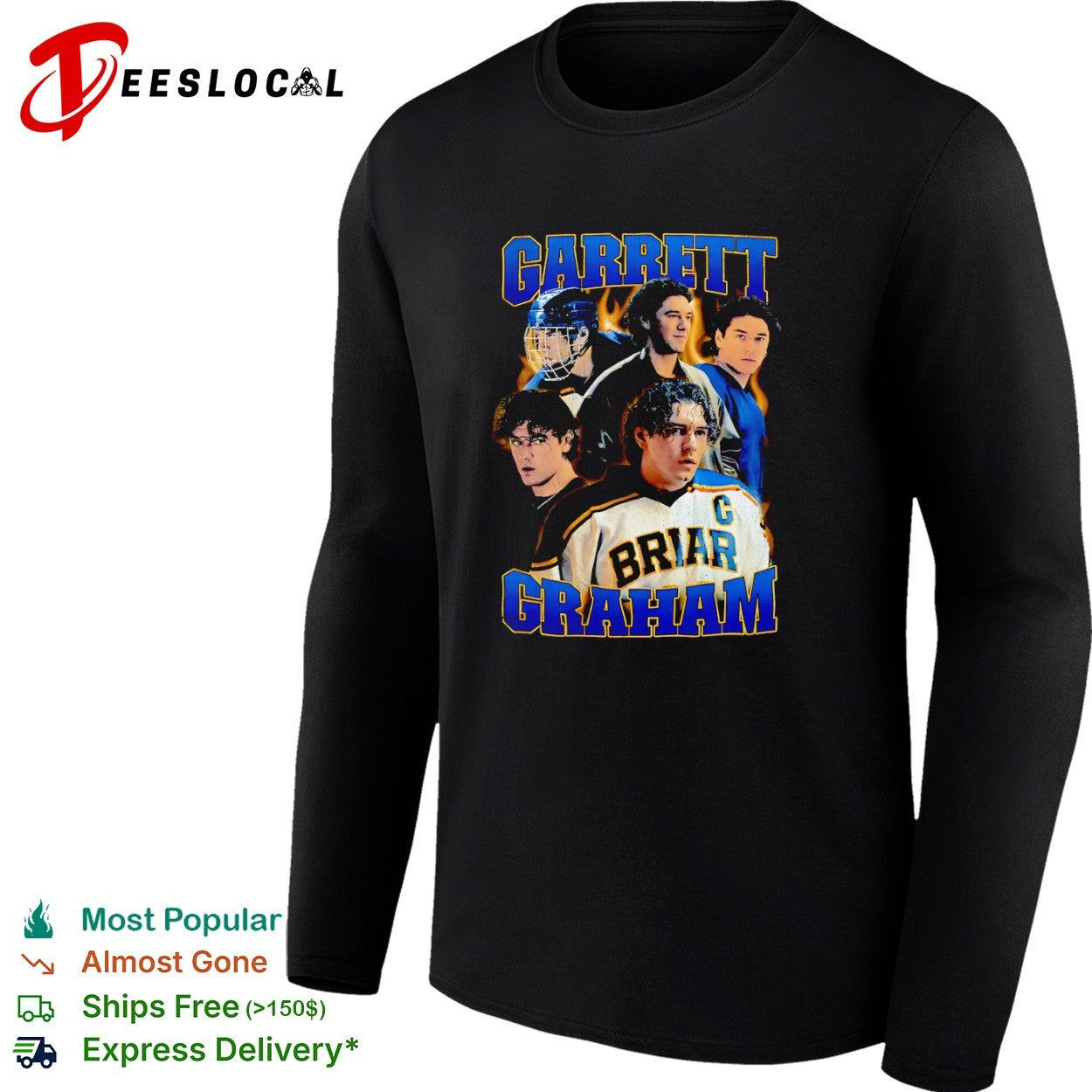 Garrett Graham Briar Hockey Off Campus Elle Kennedy Book Inspired Graphic shirt