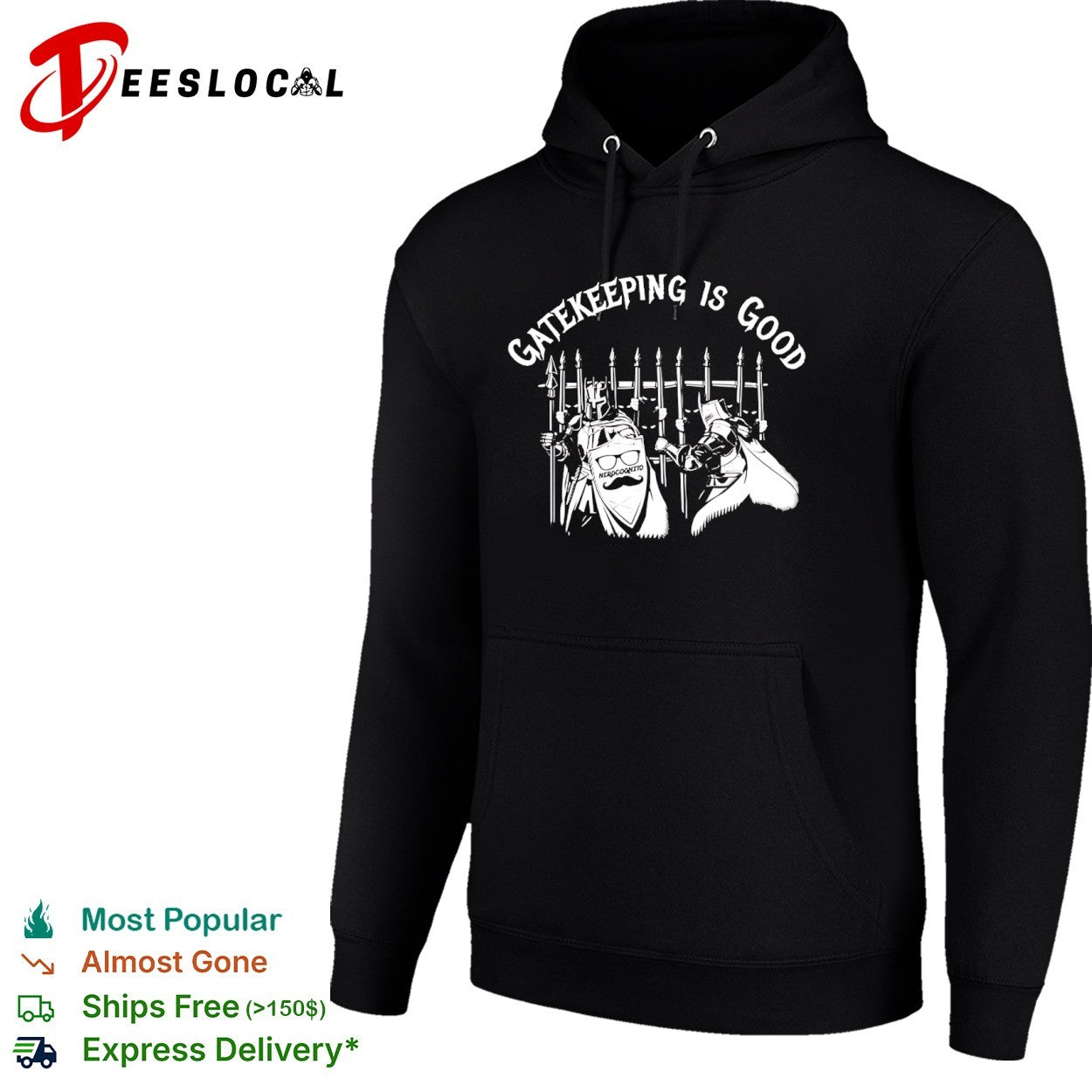 Gatekeeping is good nerdcognito knights gate shirt