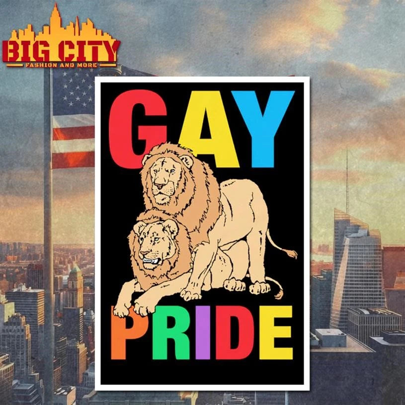 Gay Pride Shirt Lion Funny Shirt