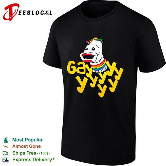Gayyyyyy Sock Puppet Pride Rainbow LGBTQ shirt