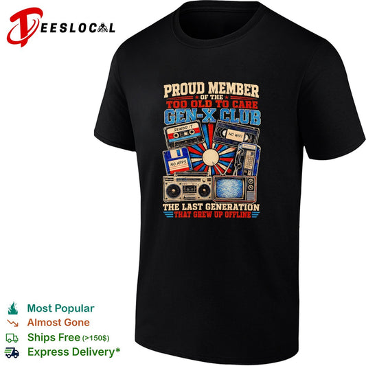 Gen x club the last generation that grew up offline shirt