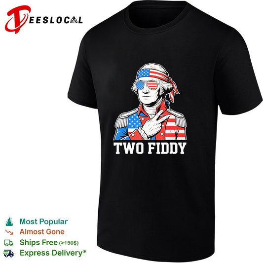 George Washington two fiddy shirt