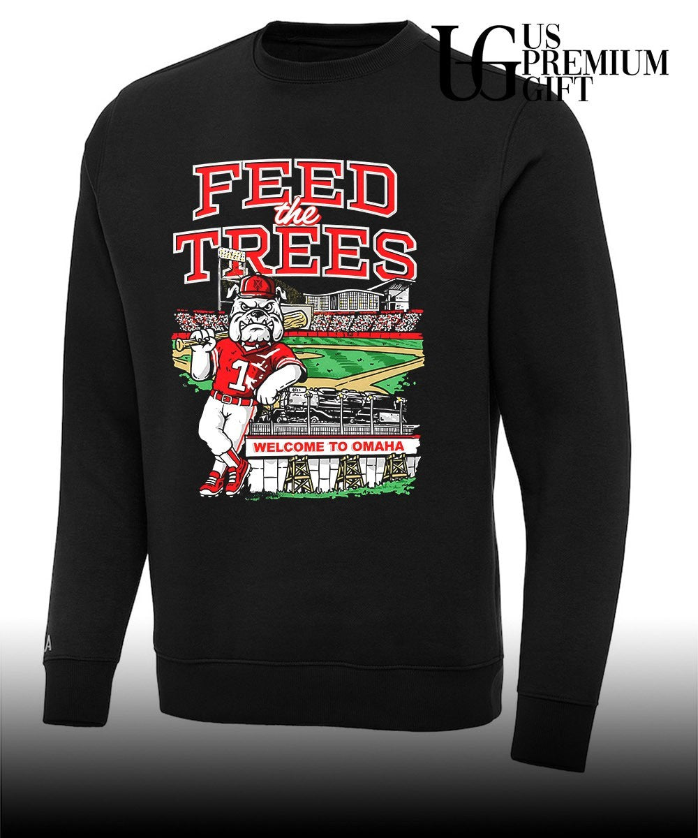 Georgia Bulldogs College World Series Feed the Trees Welcome to Omaha mascot shirt