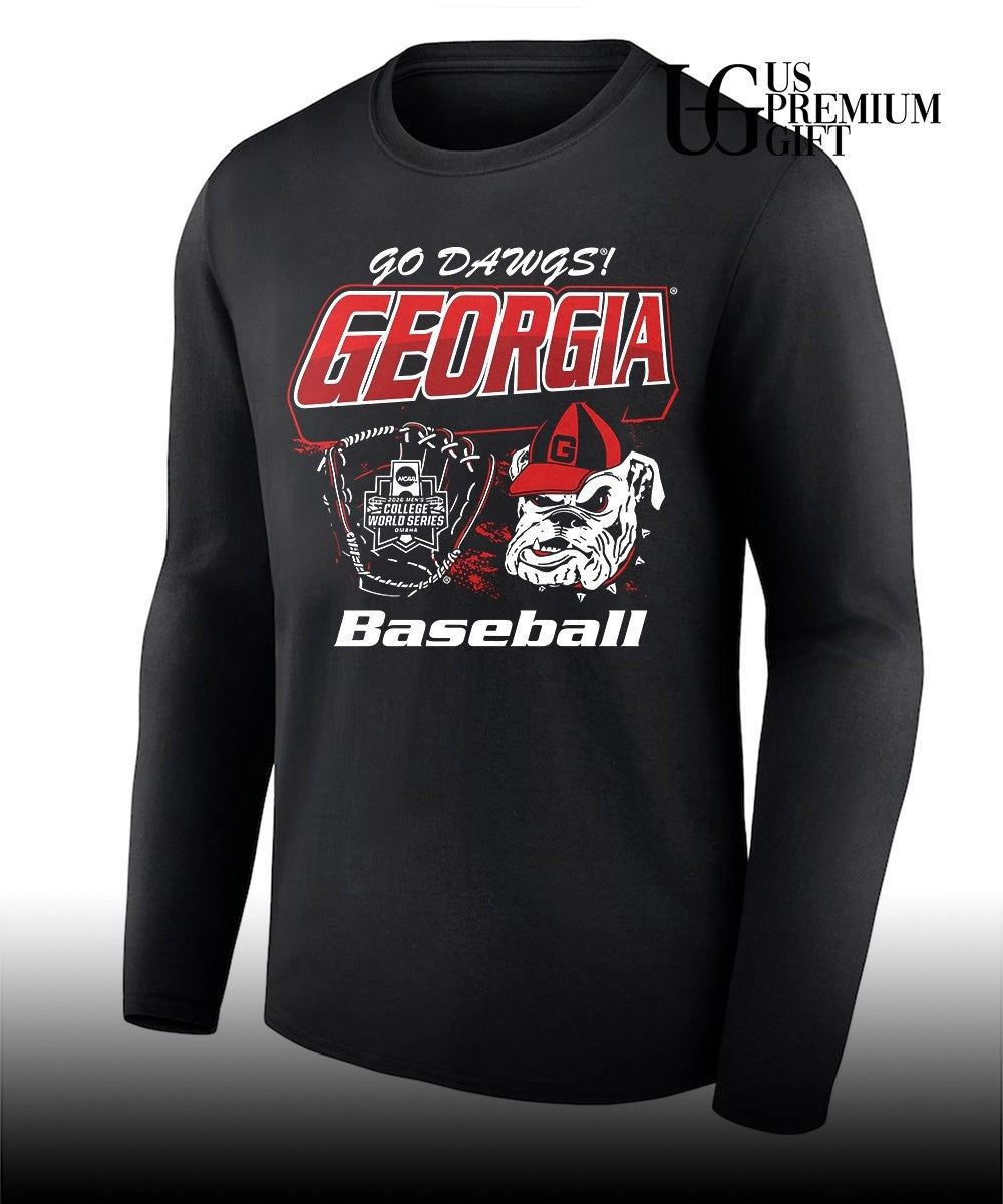 Georgia Bulldogs NCAA 2026 Men’s College World Series Go Dawgs Baseball shirt