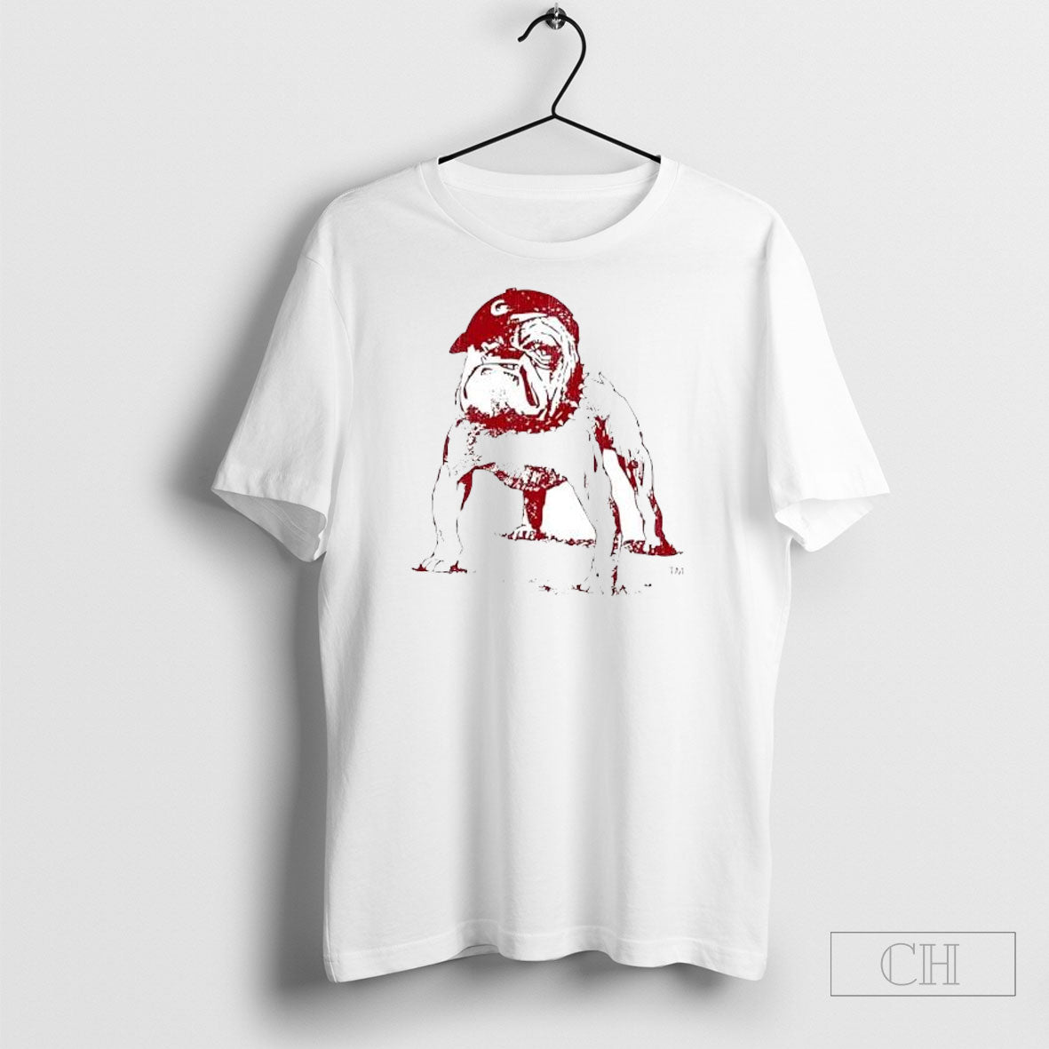 Georgia Bulldogs Vintage Mascot - clothing by TeeHivey.com