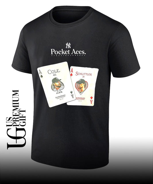 Gerrit Cole and Nick Schlittler New York Yankees Pocket Aces Fireside Yankees shirt