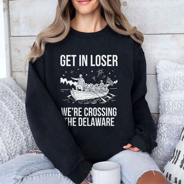 Get In Loser We’re Crossing The Delaware George Washington T Shirt