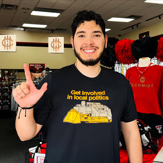 Get Involved in Local Politics Killdozer shirt
