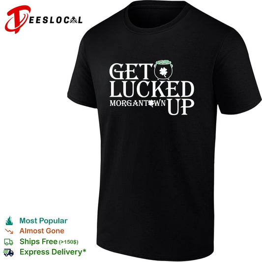 Get Lucked Up Morgantown West Virginia University Mountaineers St Patricks Day shirt