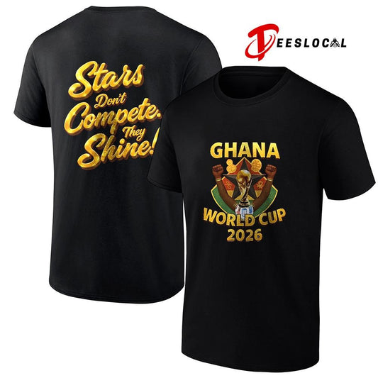Ghana World Cup 2026 stars don’t compete they shine shirt