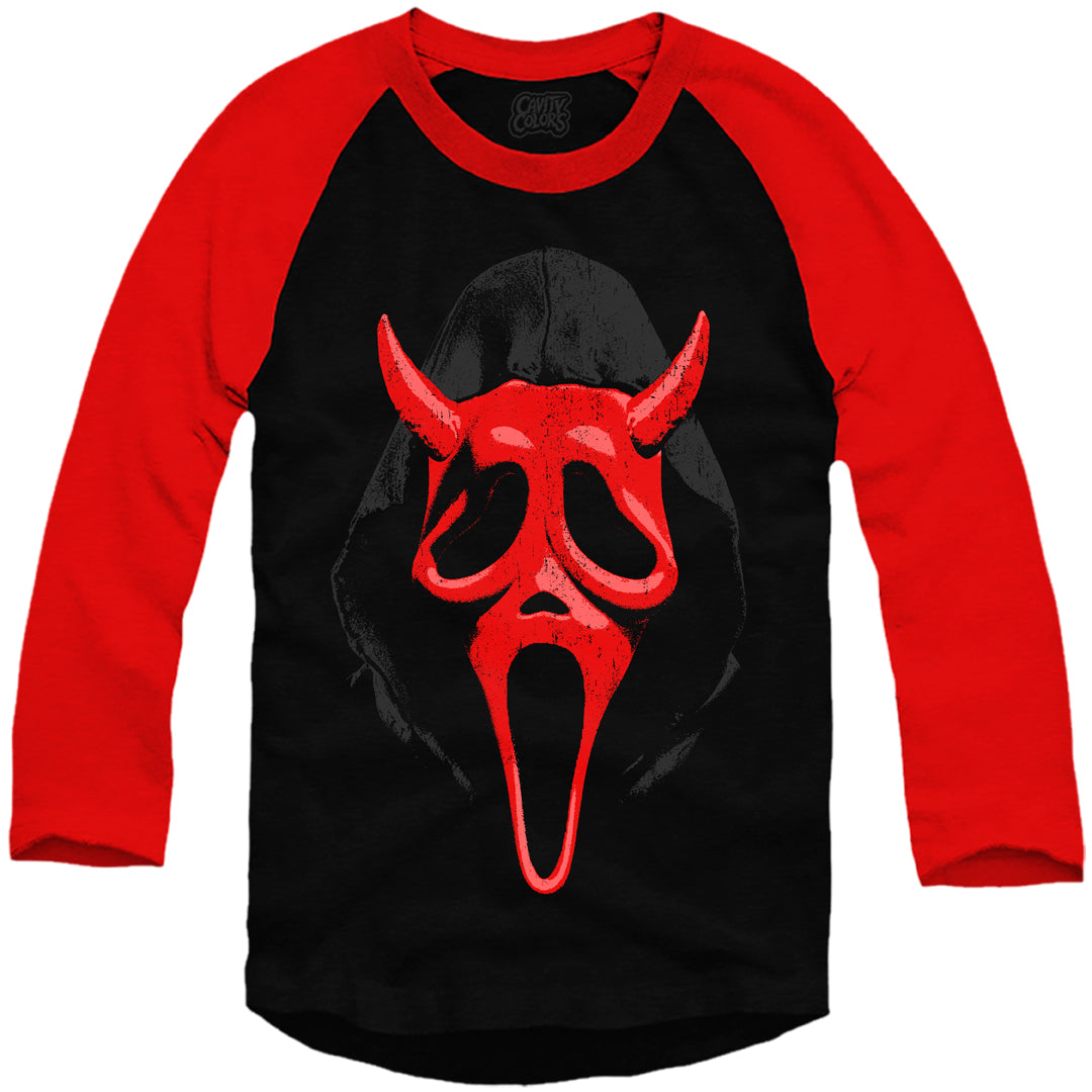DEVIL FACE - BASEBALL SHIRT