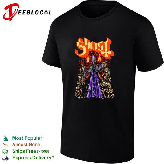 Ghost band skeleton nuns candlelight shirt