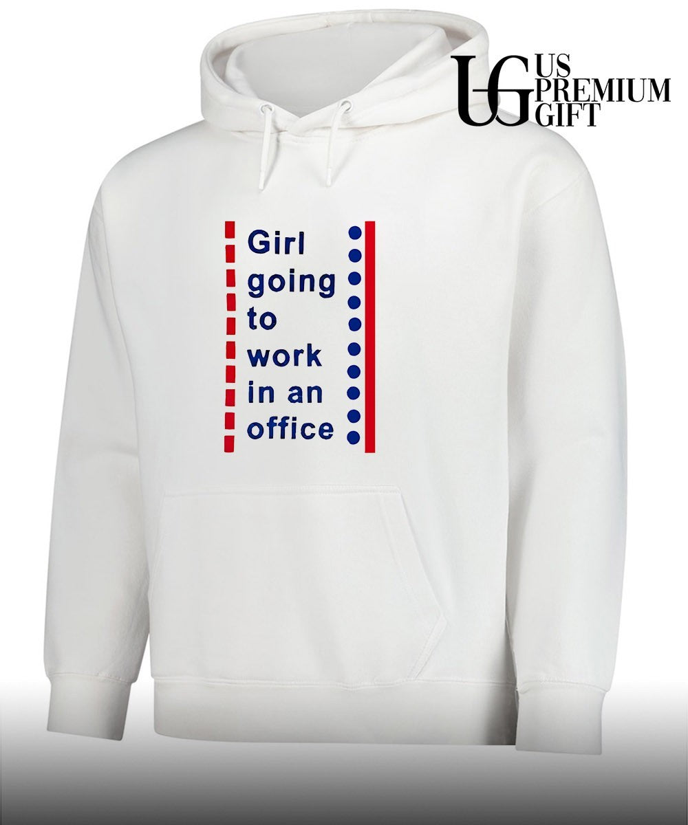 Girl going to work in an office shirt