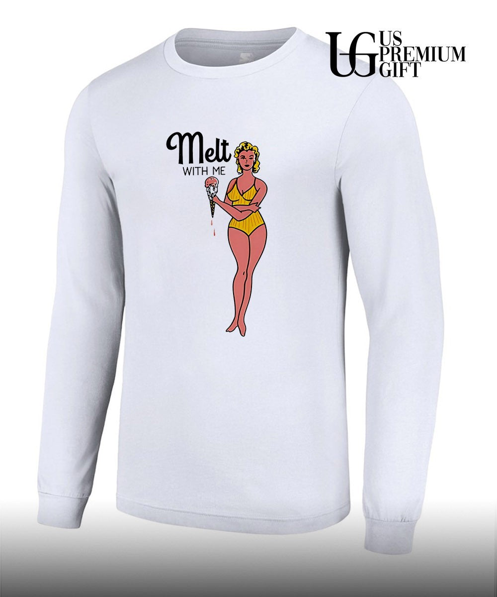 Girl summer melt with me ice cream shirt