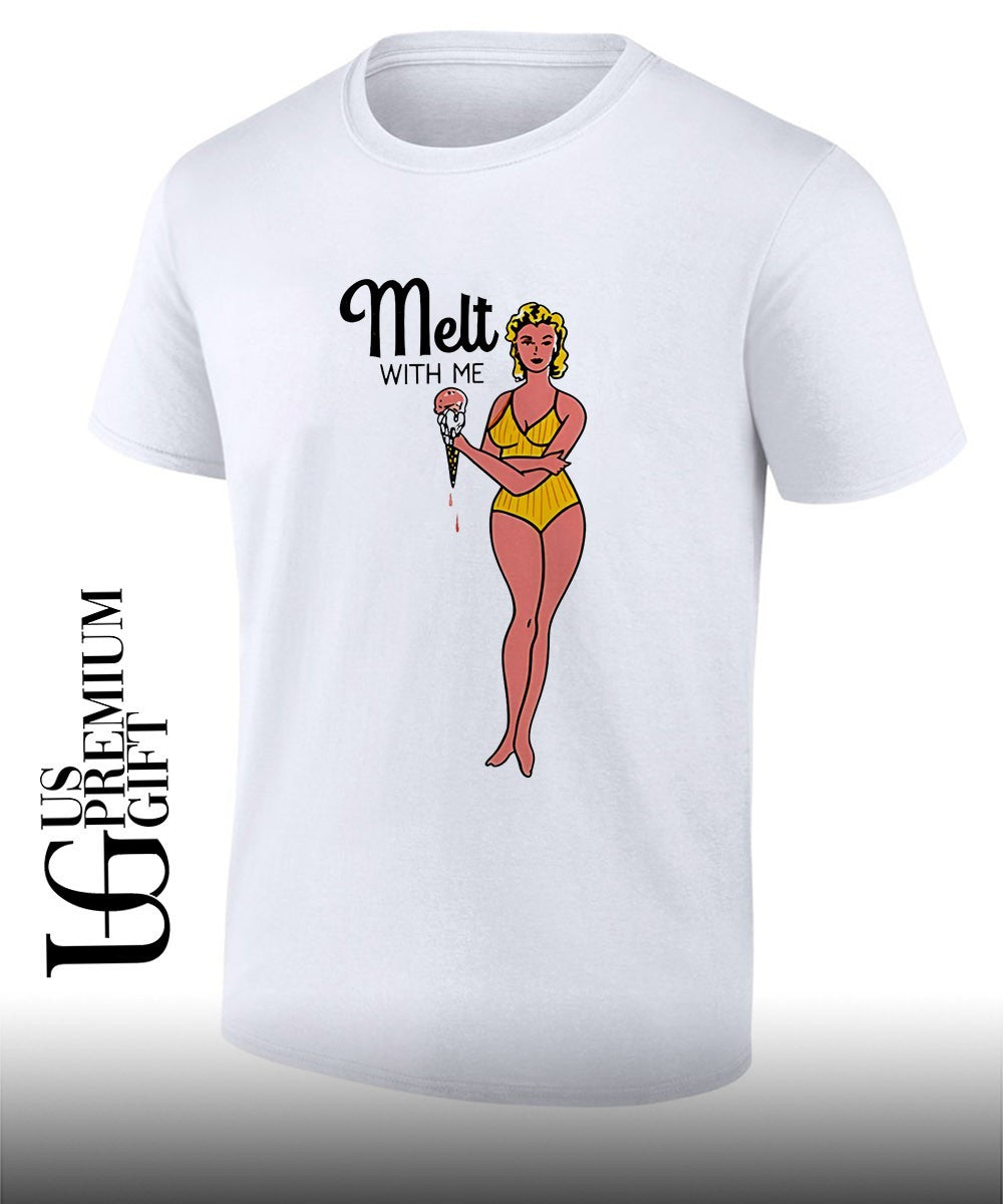Girl summer melt with me ice cream shirt