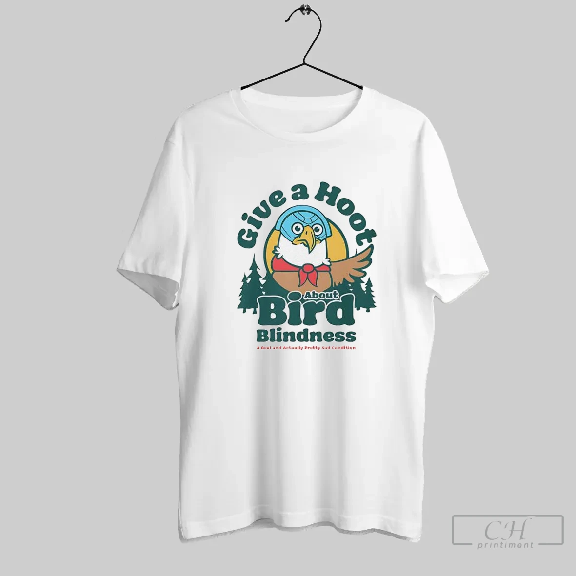 Give A Hoot About Bird Blindness A Real And Actually Pretty Sad Condition - clothing by TeeHivey.com