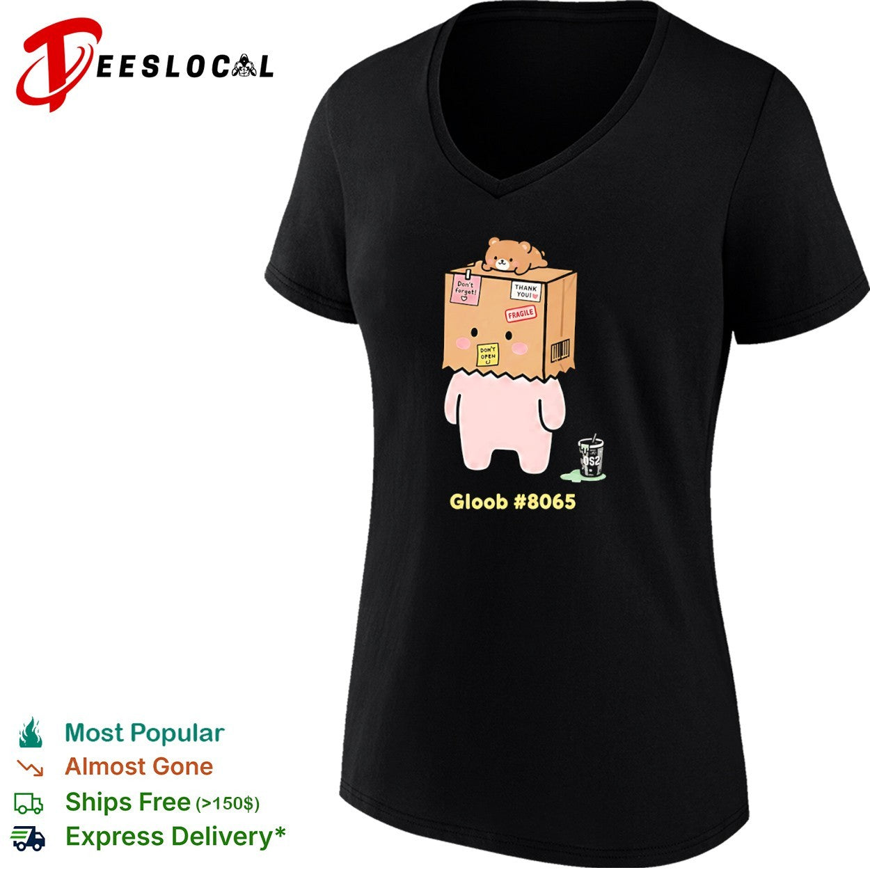 Gloob 8065 Don’t forget thank you fragile don’t open OS2 character shirt