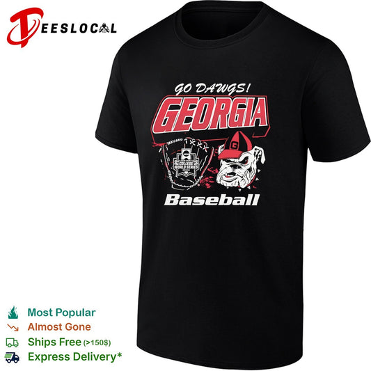 Go Dawgs Georgia 2026 Men’s College World Series Omaha Baseball team shirt