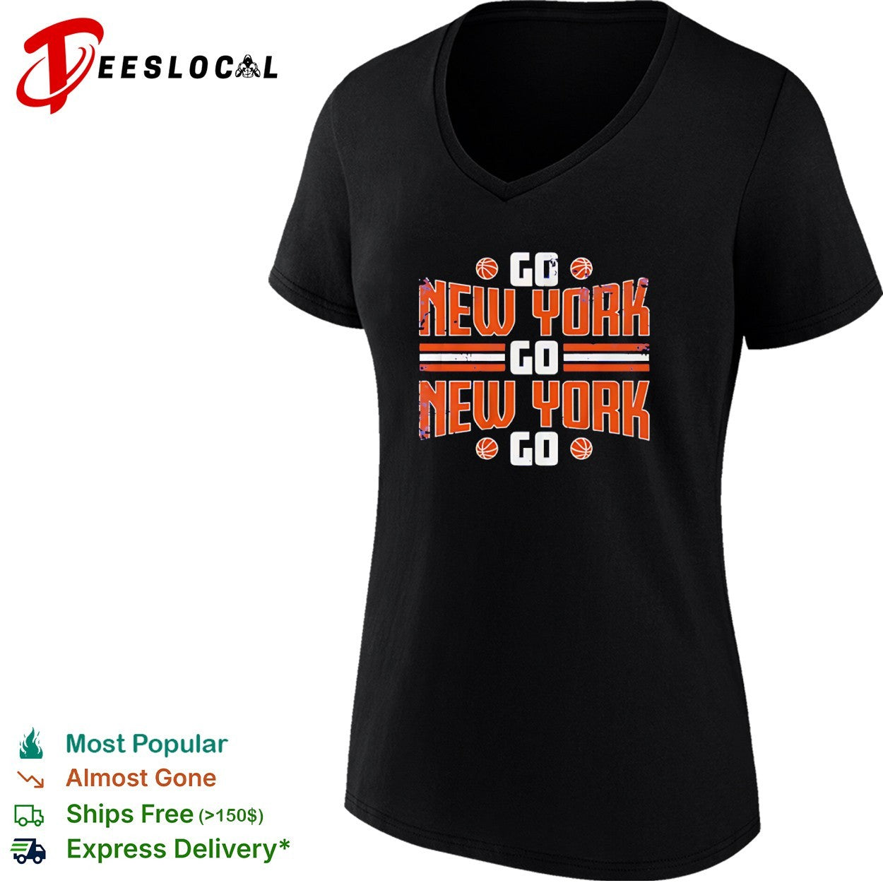 Go New York Go New York Knicks Basketball NBA Shirt