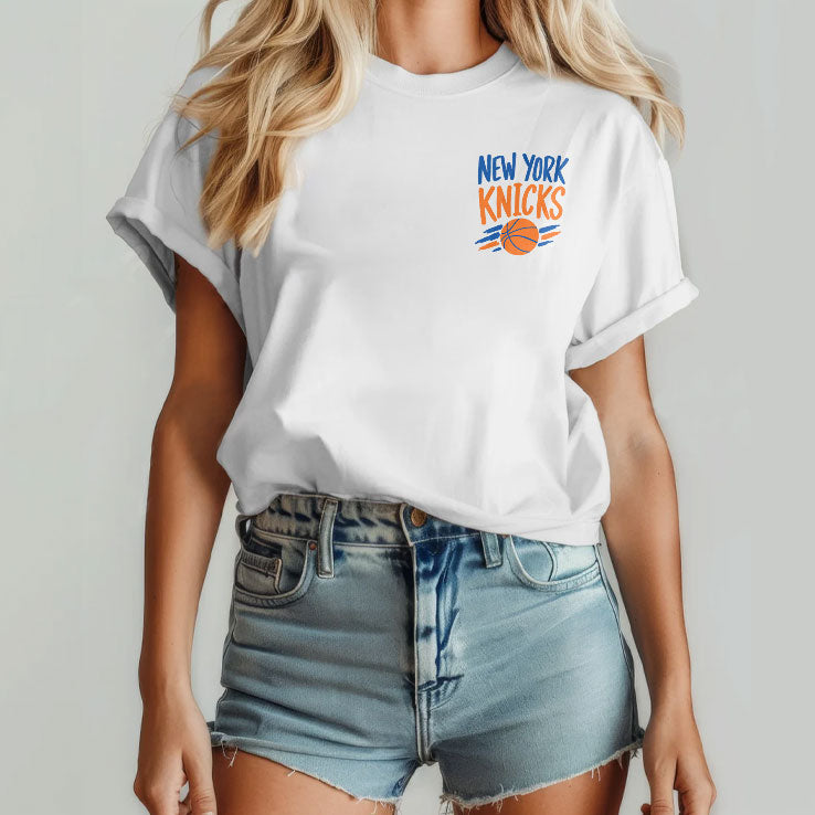 Go New York Go Statue Of Liberty Knicks Basketball T Shirt