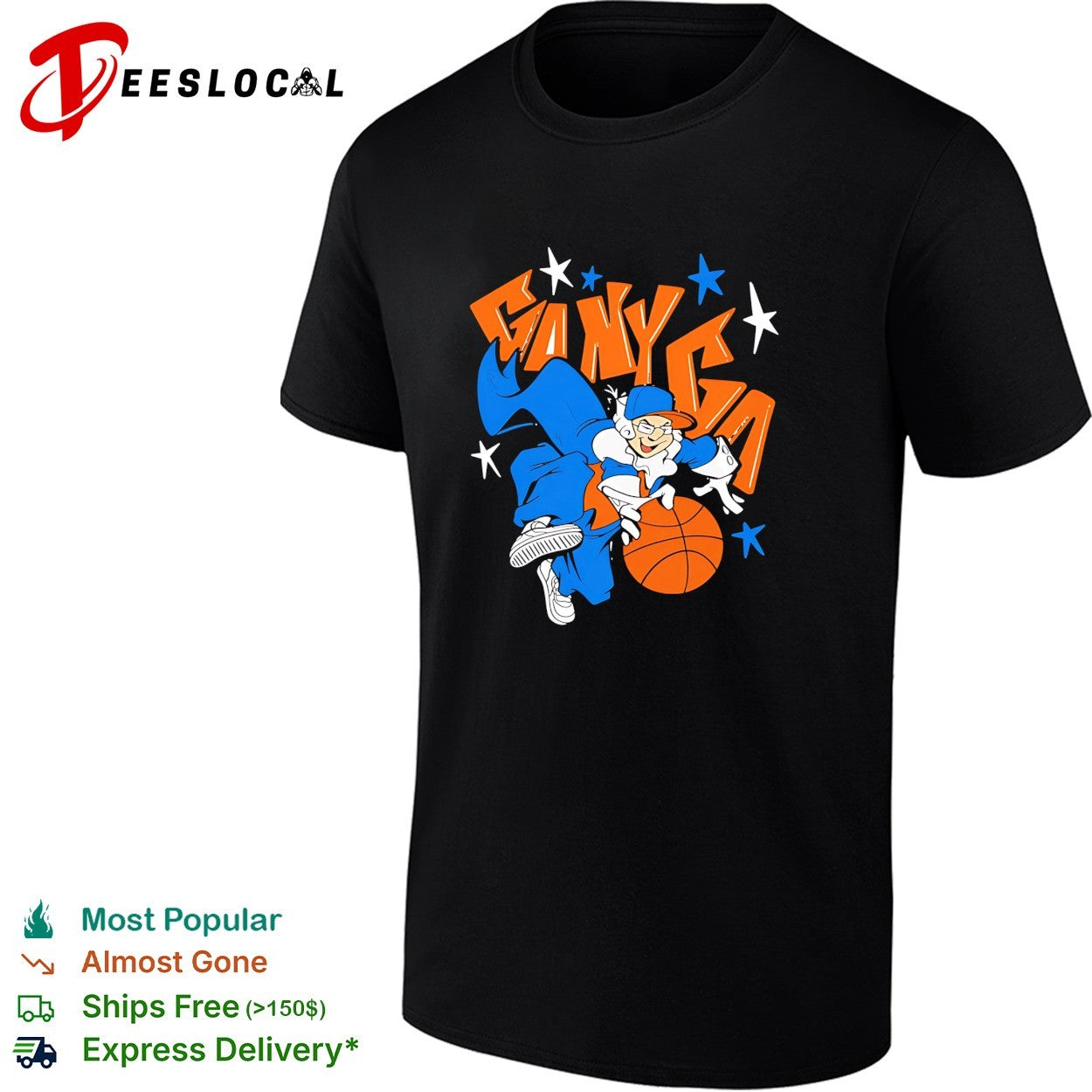 Go New York Knicks Go New York Mascot Cartoon Basketball Finals 2026 shirt
