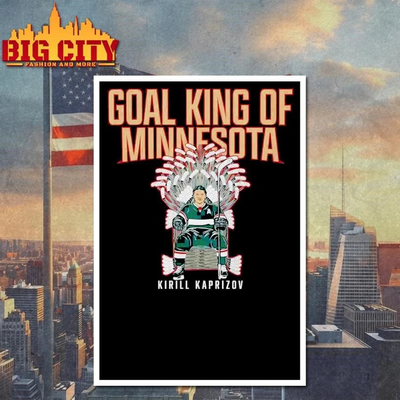 Goal King Of Minnesota Kirill Kaprizov Graphic Shirt