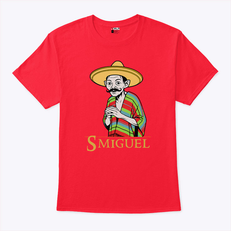 Goblin Wearing Smiguel Sombrero Poncho T Shirt