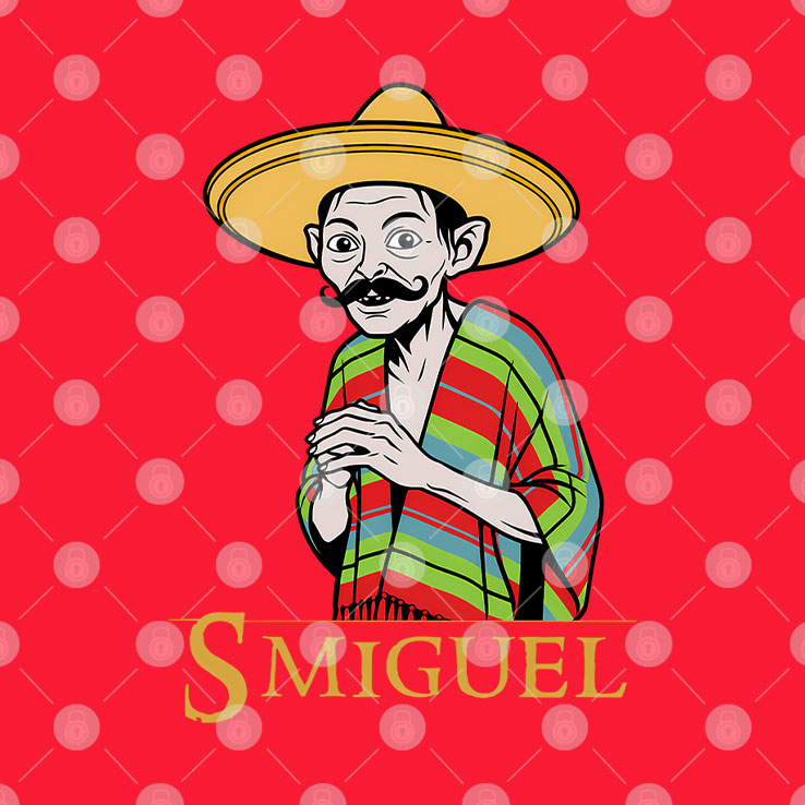 Goblin Wearing Smiguel Sombrero Poncho T Shirt